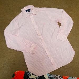 Polo Ralph Lauren Pink Stripe Button Down Shirt